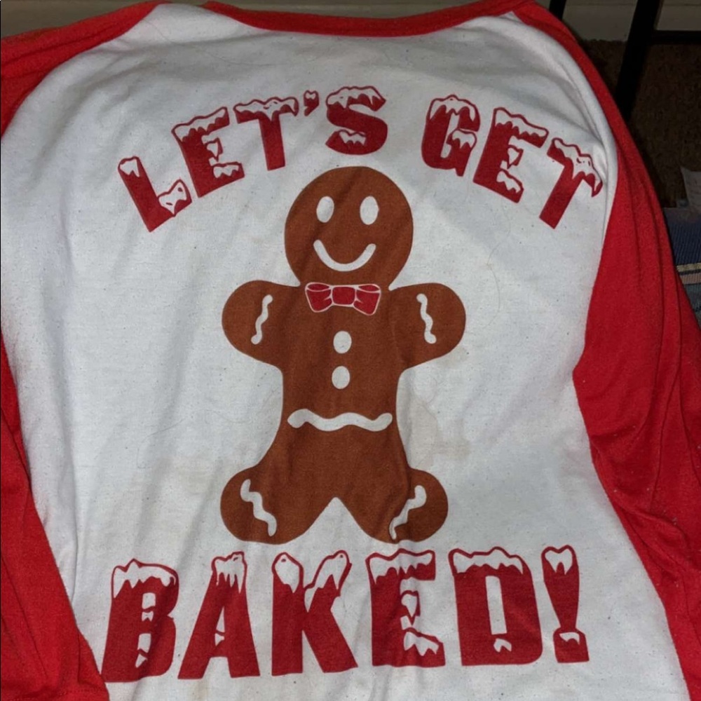 Customized long sleeve, size medium, color white